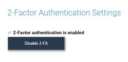 2-Factor authentication